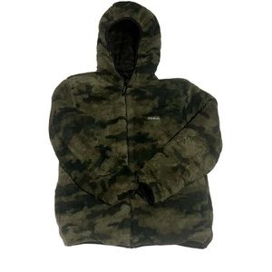 Eddie Bauer reversible fleece jacket